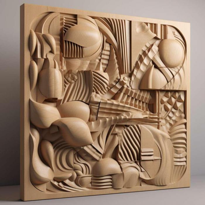 نموذج ثلاثي الأبعاد لآلة CNC 3D Art 